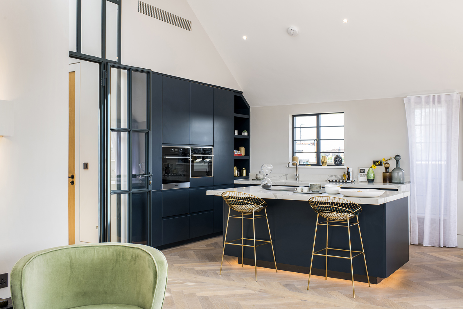 Hamilton Court kitchen area